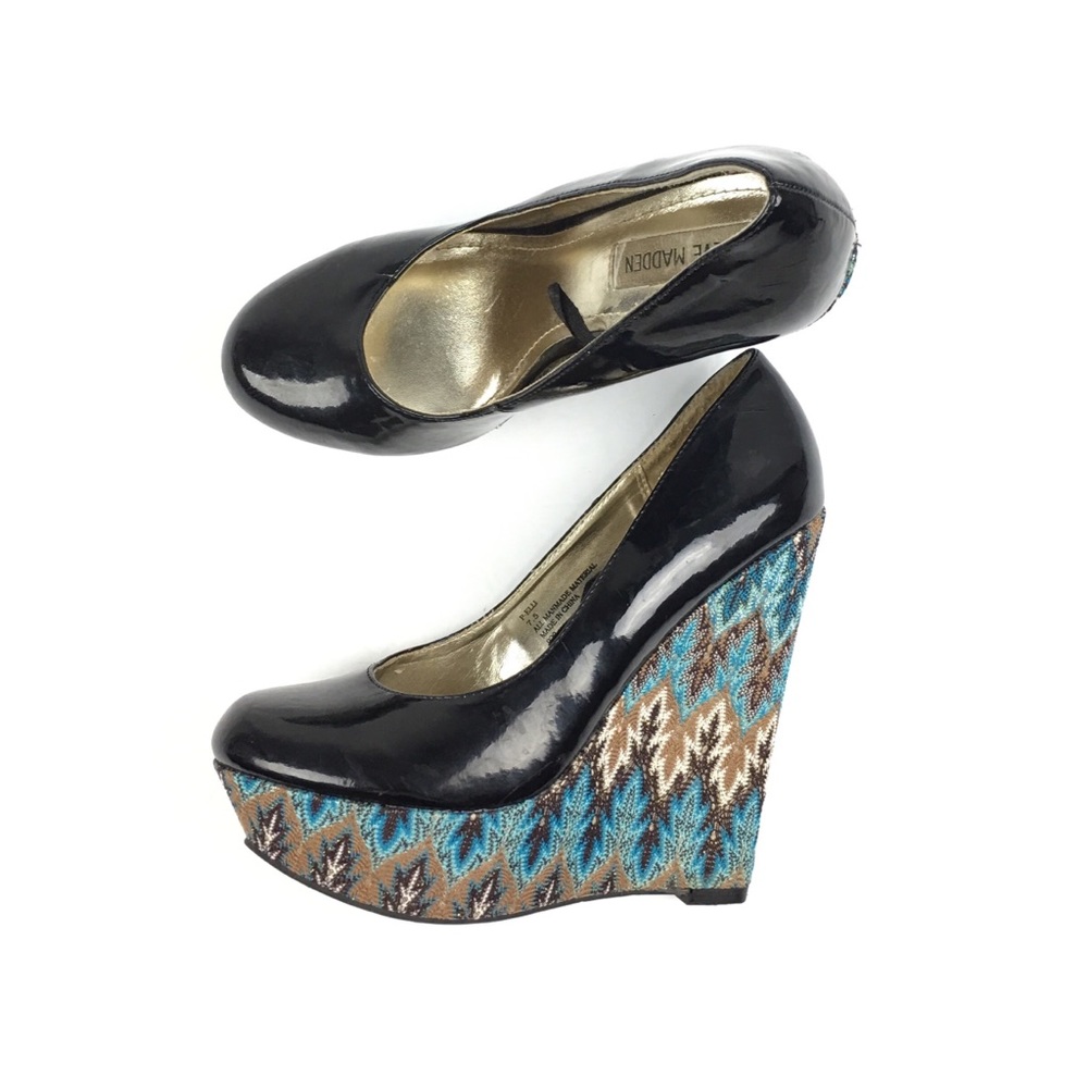 4/25 Steve Madden P Elli Gypsy Platform Wedges